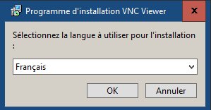 Choix langue d'installation