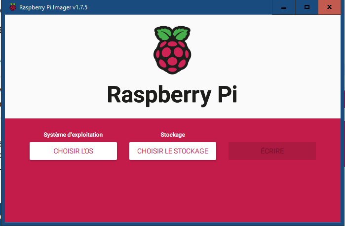 installation de Raspberry Pi OS